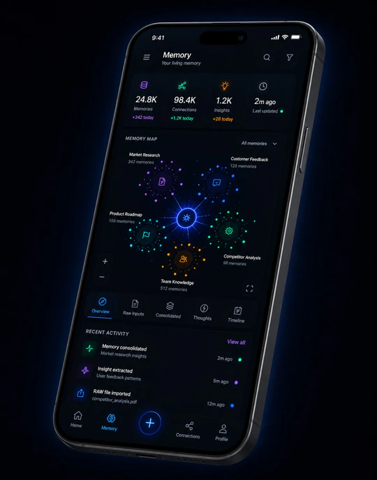 Memory Layer mobile interface